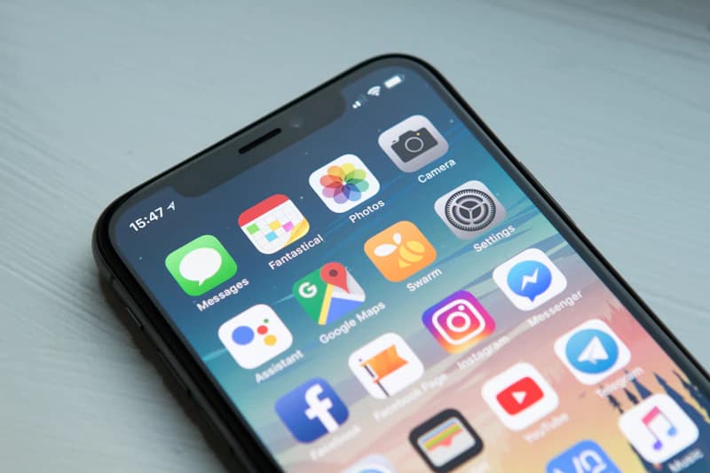App development Rügen — mobile app on smartphone with native iOS and Android interface
