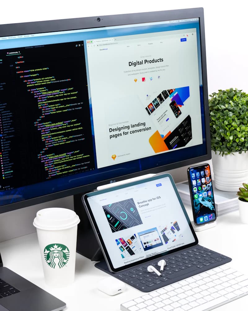 Web design agency Rügen — modern UI/UX design for websites and web applications